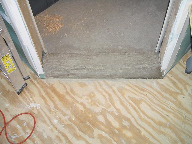 Shower threshhold