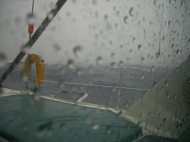 We caught a bit of weather.. and someone left a hatch open...