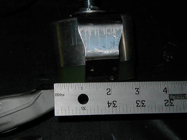 Made from 3" urethane rod