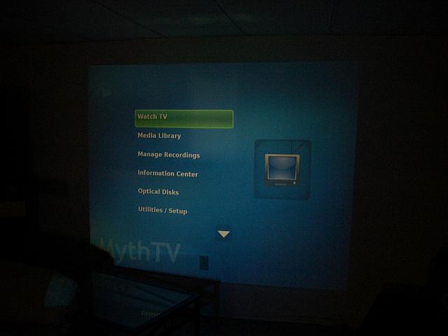 My first projected image.. 