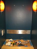 Powder room - 1/2 way finished