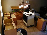 First you move everything out.