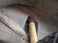 Rear passenger's upper shock mount