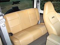 Rear seats - Part of the same leatherseats.com  kit.