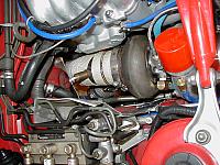 Exhaust bolted up.