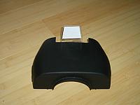 Add a little tab to hold the display.  The white is velcro.