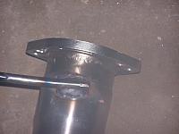 Everything's stainless except for the exhaust hanger and its weld.