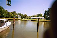 A view from the dock during the ceremony.