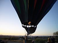 Filling up the balloon